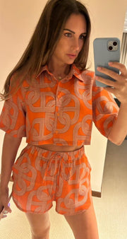 Beau Co Ord Set - Orange