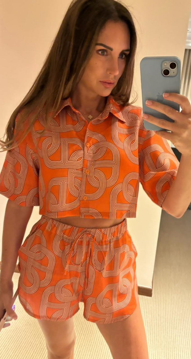 Beau Co Ord Set - Orange